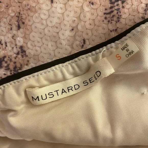 MUSTARD SEED SnakeSkin Sequin Skirt - Picture 2 of 4